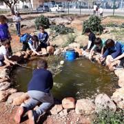 Una campanya dóna a conèixer entre l’alumnat dels col·legis  l’hort sostenible de la iniciativa ‘Naturalment’ 