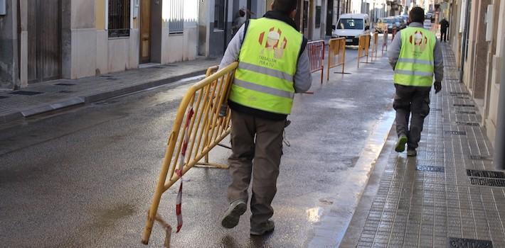 Acaben els treballs de condicionament, canalització i accessibilitat al carrer del Crist de la Penitència 