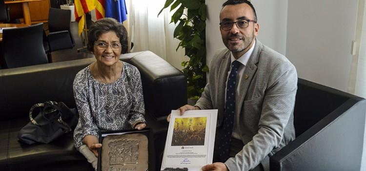 Benlloch rep a la ja exdirectora de la Consolació i li agraeix la seva tasca