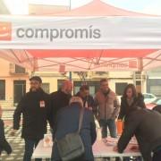 La plaça de la Panderola, tercera parada del programa ‘Mulla’t’ de Compromís el divendres 