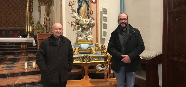 Tot a punt per a retre homenatge a la Puríssima amb la restauració i el trasllat de la imatge