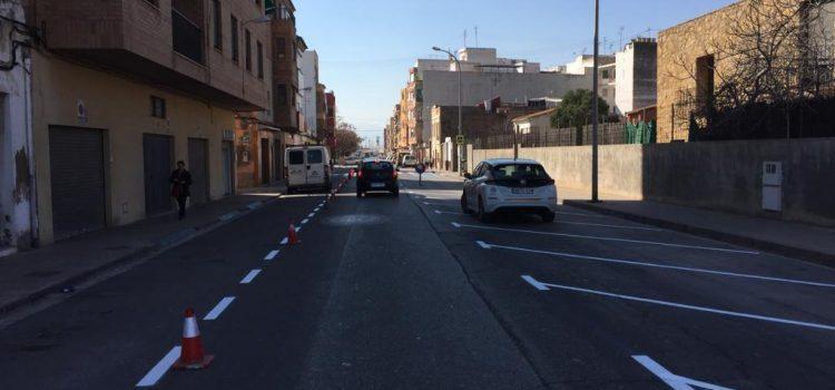 L’àrea de Mobilitat reordena el pàrking al carrer Cordó incorporant per primera vegada la bateria invertida