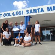 El col·legi Santa Maria fa una donació a Càritas
