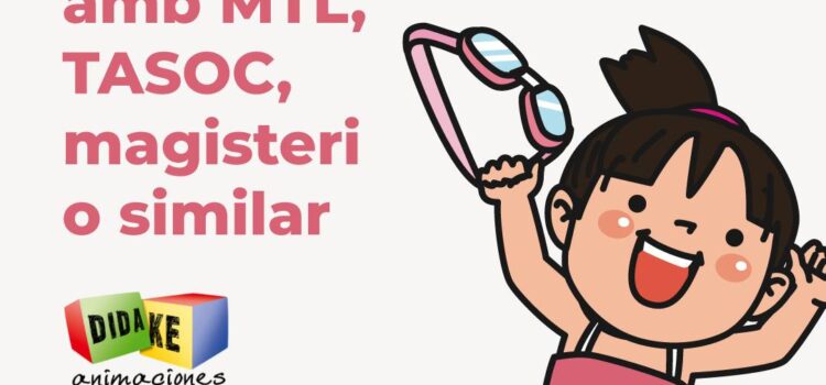 Una oportunitat laboral: busquen professionals per a un projecte educatiu amb infants