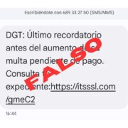 Alerta per l’enviament de falses notificacions de multes: la DGT adverteix del frau
