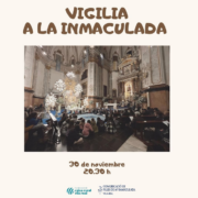 Les Purissimeres conviden a la Vigília d’Oració i Reflexió