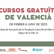 Vila-real ofereix cursos gratuïts de valencià per a adults de febrer a juny