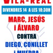 Gran partida de pilota al Trinquet Municipal de Vila-real: un duel ple d’emoció