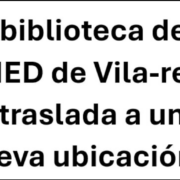 La biblioteca de la UNED es trasllada a una nova ubicació