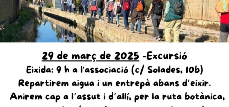 Excursió per a celebrar el dia de l’aigua
