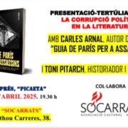 Presentació-Tertúlia sobre la corrupció política en la literatura