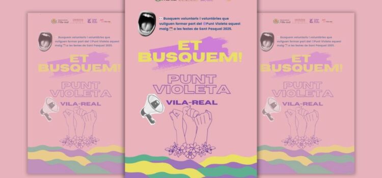 Vila-real activa els Punts Violeta per a les festes de Sant Pasqual amb la crida a voluntariat