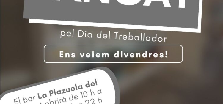 El Mercat Central  tancarà pel Dia del Treballador, però obriran altres establiments