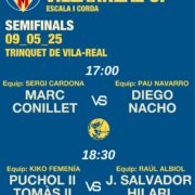 La pilota torna al trinquet de Vila-real amb les semifinals del Trofeu Villarreal CF