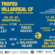 El Trofeu Villarreal CF ompli el trinquet amb les estreles de l’escala i corda