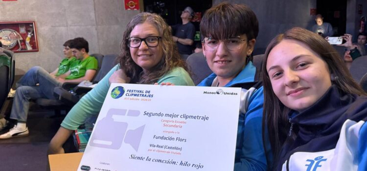 L’alumnat de secundària del centre Fundació Flors obté el segon premi nacional al XVI Festival de Clipmetratges de Mans Unides