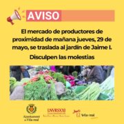 El mercat de fruita i verdura de productors locals canvia d’ubicació excepcionalment demà