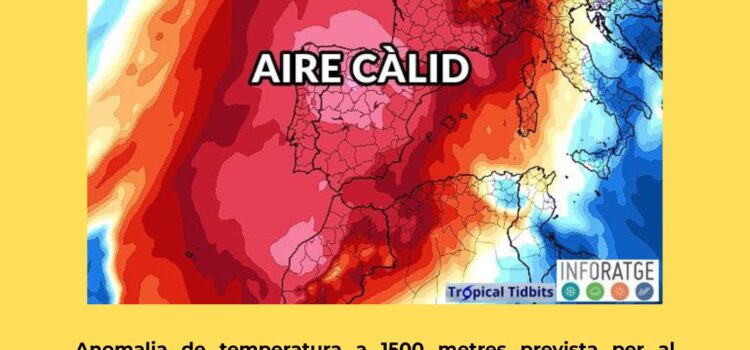 Arriba una onada de calor anticipada amb temperatures de fins a 37 °C a l’interior