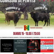 La Comissió de Penyes anuncia els bous per al 15 de maig