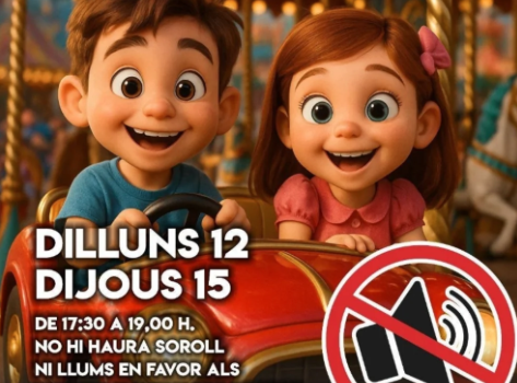 La Fira d’Atraccions s’adapta als xiquets amb neurodiversitat amb horari inclusiu