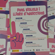 Compromís amb unes festes segures i saludables amb Punts Violeta i Lliures d’Adiccions