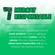 El Mercat Central aposta per la sostenibilitat amb l’Observatori Sostenible 4.0
