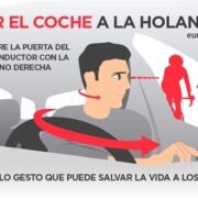 La tècnica holandesa per eixir del cotxe, una pràctica senzilla que pot salvar vides
