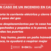 Consells essencials en cas d’incendi domèstic: la Generalitat Valenciana recorda com actuar amb seguretat