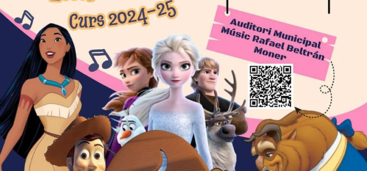 La Unió Musical La Lira clausura el curs amb un festival ple de màgia i melodies de Disney
