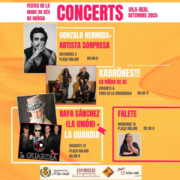 Anunciat el cartell oficial de concerts per a les Festes de la Mare de Déu de Gràcia 2025