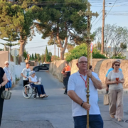 El Barri del Progrés celebra la Missa Solemne i la processó en honor a la Virgen del Amor Hermoso i la Virgen del Rocío