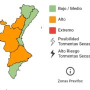 La Generalitat alerta d’un risc alt d’incendis a l’interior sud de Castelló, València i nord d’Alacant