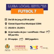 Les lligues d’estiu de l’SME reuneixen 435 jugadors entre futbol i bàsquet