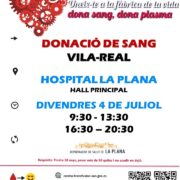 Crida a la solidaritat: donació de sang