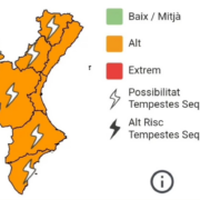 Preemergència per risc d’incendi forestal en tota la Comunitat Valenciana