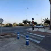 Tall d’un tram de l’avinguda Europa per obres de FACSA