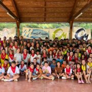 El regidor de Joventut visita el campament de la Consolació a Alborache