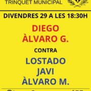 El Trinquet Municipal acull una partida de pilota amb cartell de luxe aquest divendres