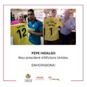 Pepe Hidalgo, nou president d’Aficions Unides