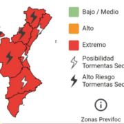 Emergències declara el risc extrem d’incendis forestals a tot el territori valencià