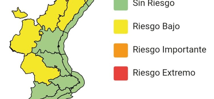 Emergències activa alertes per fortes pluges i tempestes a Castelló
