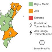 Preemergència per risc d’incendis forestals a la Comunitat Valenciana