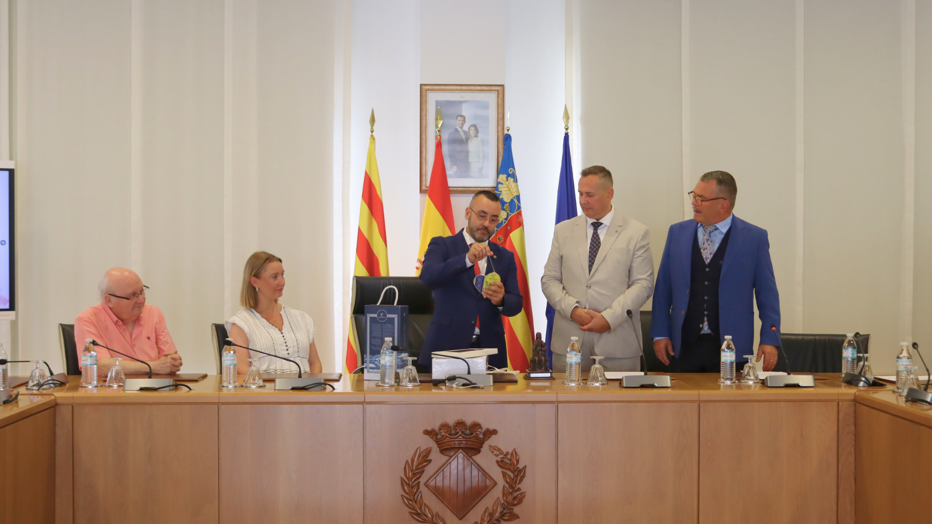 Recepción delegacó Michalovce Vila-real 2025