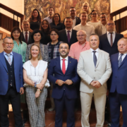 Vila-real rep la delegació de Michalovce en una recepció institucional