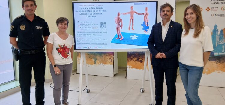 Vila-real es consolida com a referent internacional en mediació amb el Congrés sobre Justícia Humana