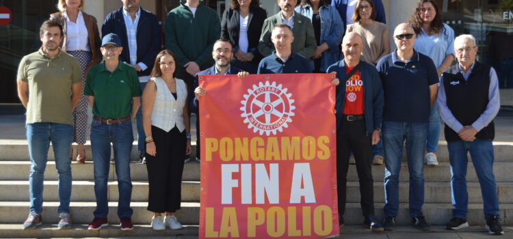 Vila-real se suma al Dia Mundial de la Pòlio amb la lectura d’un manifest del Rotary Club