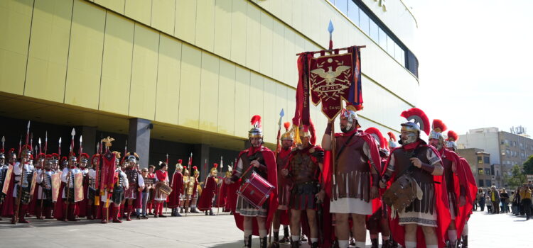 José Benlloch, nomenat ‘Jueu de l’Any’ a la Trobada de Guàrdies Romanes i Armats celebrada hui
