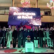 Vila-real encén el Nadal amb un espectacle de llums i focs a la plaça Major