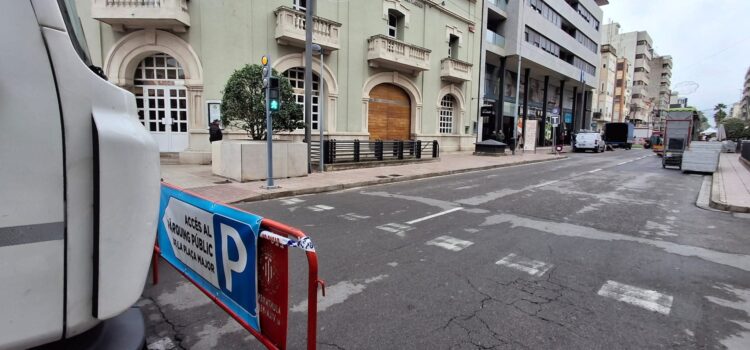 Vila-real talla l’avinguda de la Murà fins al 3 de gener per acollir la Fira de Nadal